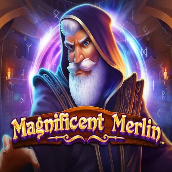 Magnificent Merlin by Greentube, showcased at spinits.at – game logo