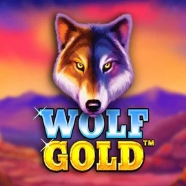 Wolf Gold online game logo by Pragmatic Play on spinits.at